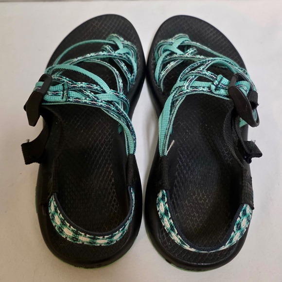 Chaco Z/Cloud 2 Teal Women's Hiking Sandals Size 7 - Toe Loop - Picture 5 of 7